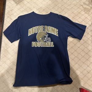 Retro Notre dame football t shirt